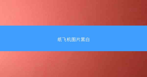 纸飞机图片黑白