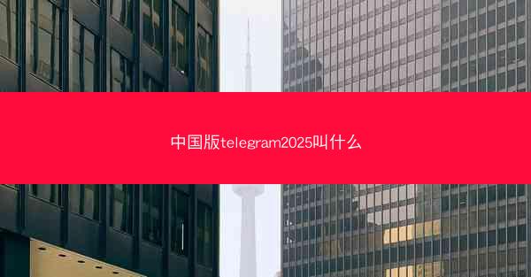 中国版telegram2025叫什么