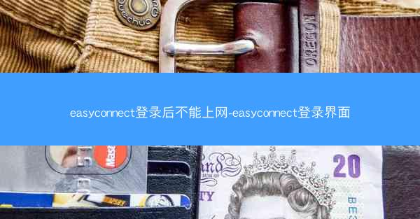 easyconnect登录后不能上网-easyconnect登录界面