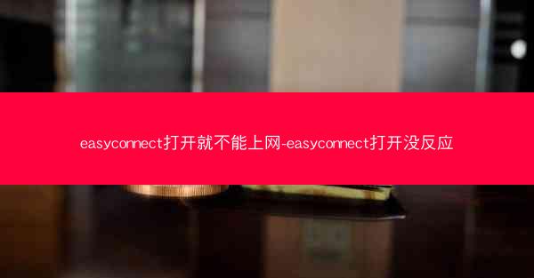 easyconnect打开就不能上网-easyconnect打开没反应