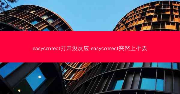 easyconnect打开没反应-easyconnect突然上不去